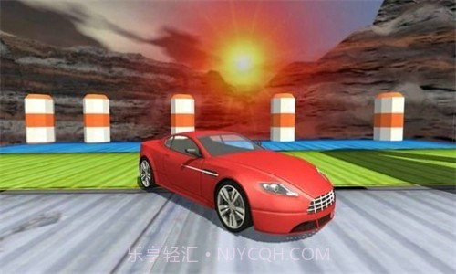 天空赛道终极汽车特技比赛截图3