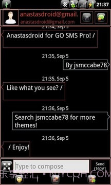 Anastasdroid GO SMS Pro (free)截图4 Anastasdroid GO SMS Pro (free)截图4