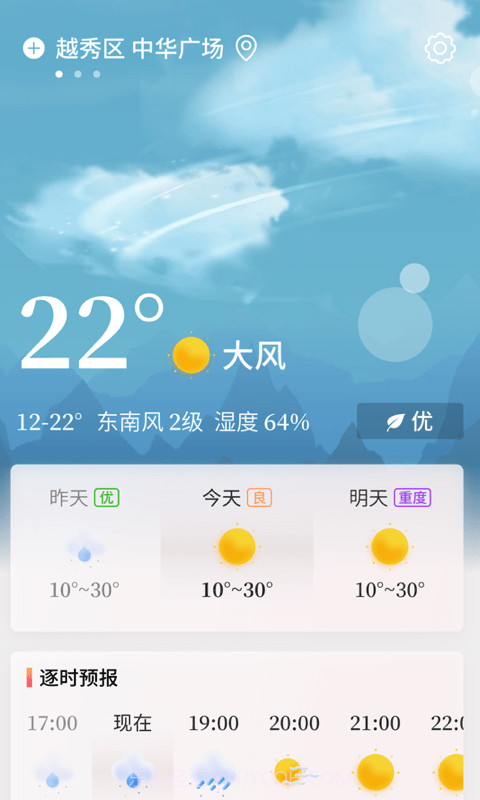 凤凰天气截图1 凤凰天气截图1