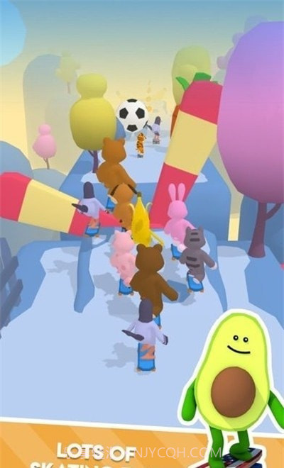 毛绒轮滑队截图1