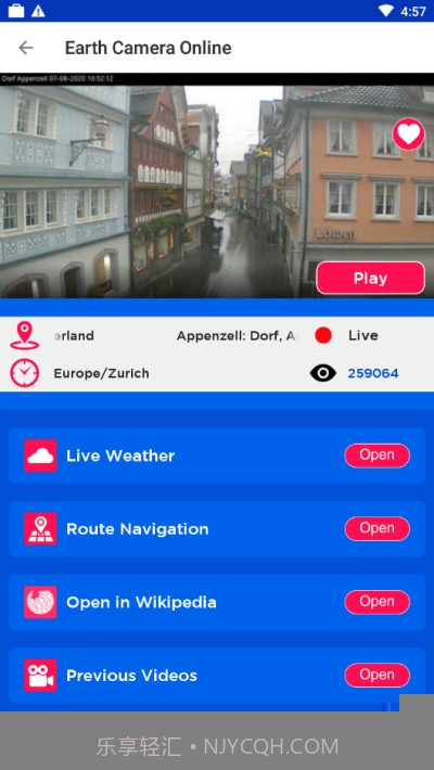 Earth Camera(全球在线摄像头)截图3