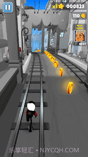 地铁跑酷黑白摩洛哥截图2