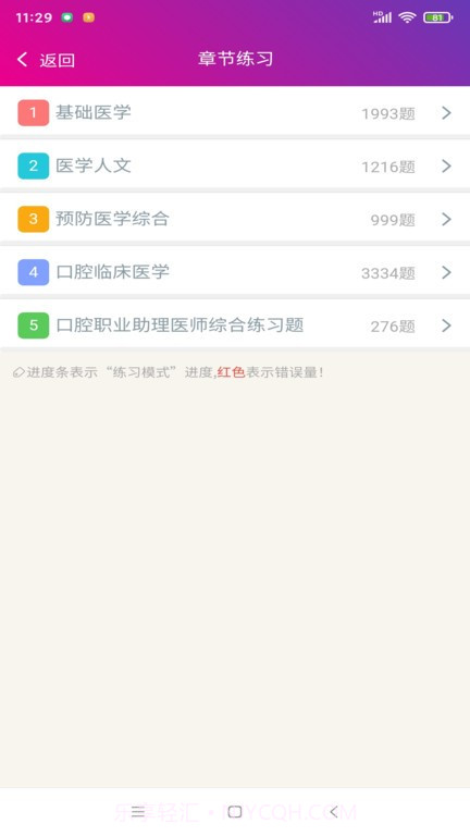 口腔执业助理医师总题库截图4 口腔执业助理医师总题库截图4