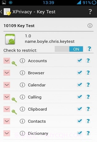 X隐私安卓权限管理器(XPrivacy)V3.6.20 汉化版截图2 X隐私安卓权限管理器(XPrivacy)V3.6.20 汉化版截图2