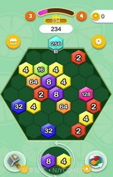 2048六角碰碰碰截图2 2048六角碰碰碰截图2