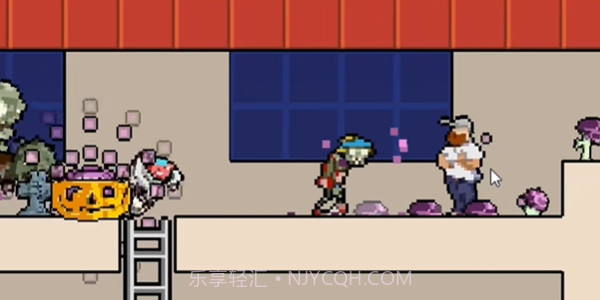 横版像素植物大战僵尸截图2 横版像素植物大战僵尸截图2