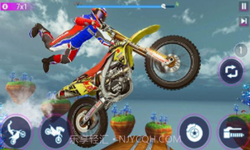 真正摩托车特技比赛截图1 真正摩托车特技比赛截图1