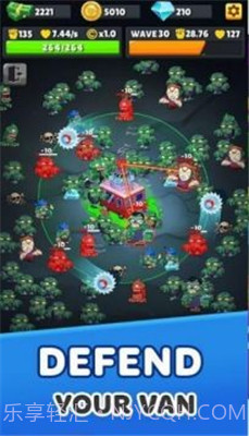 僵尸汽车塔防截图2 僵尸汽车塔防截图2