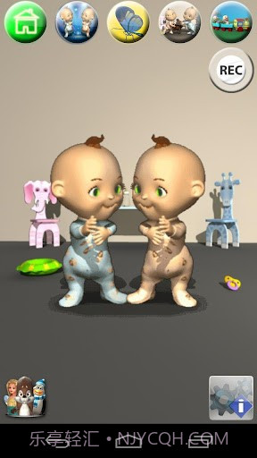 会说话的双胞胎 Talking Baby Twins截图2 会说话的双胞胎 Talking Baby Twins截图2