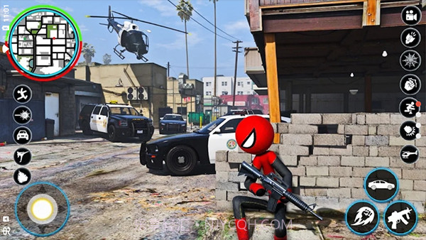 蜘蛛火柴人生存截图2