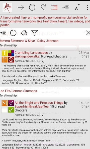 ao3小说软件官网入口v7.10.0.20181204截图3 ao3小说软件官网入口v7.10.0.20181204截图3
