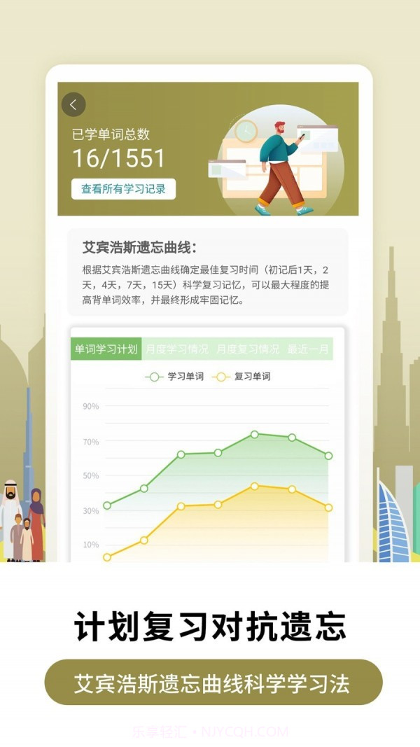 莱特阿拉伯语背单词截图3