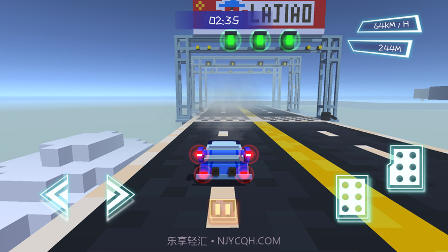 双人赛车3D跑车版截图1 双人赛车3D跑车版截图1