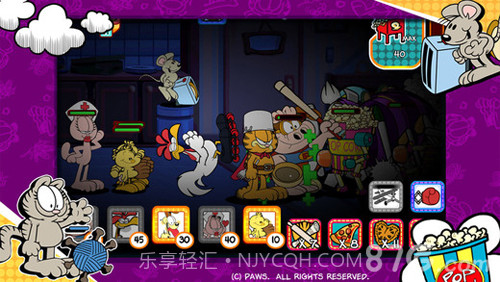 加菲猫总动员:食物大作战官方正式版截图3 加菲猫总动员:食物大作战官方正式版截图3