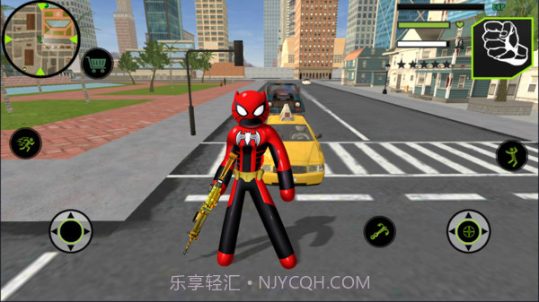 蝙蝠蜘蛛侠绳索英雄截图1