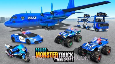 警察巨型卡车运输截图3