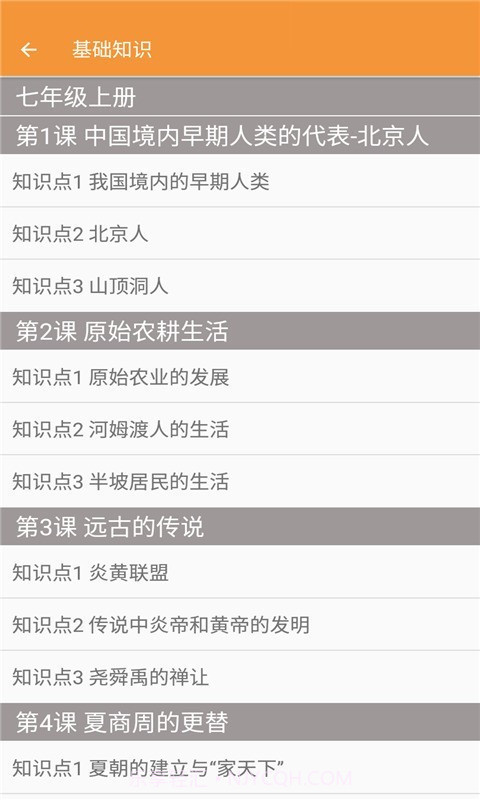 七年级历史帮截图2 七年级历史帮截图2