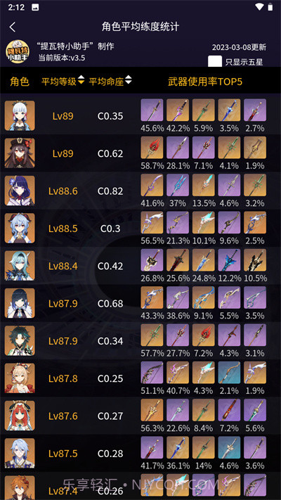 提瓦特小助手截图3 提瓦特小助手截图3