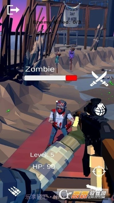 枪杀僵尸入侵防御截图4