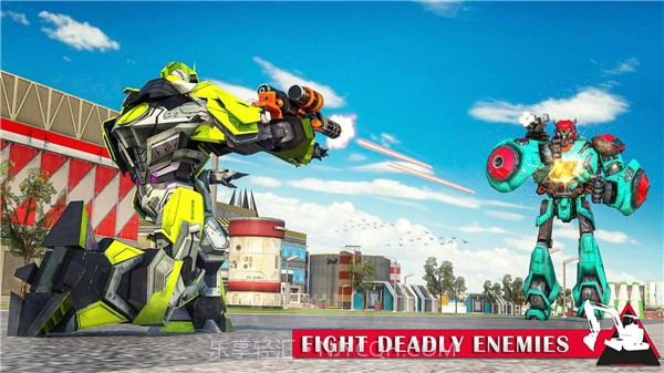 变形机器人城市英雄截图2