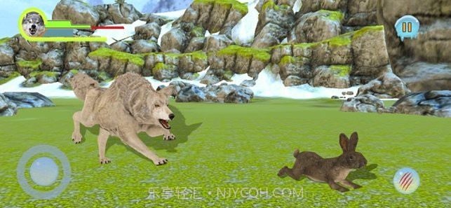 狼模拟器3D的野生动物截图3