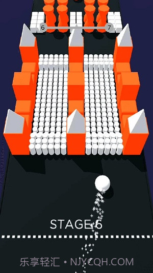 彩色躲避球球3D截图1