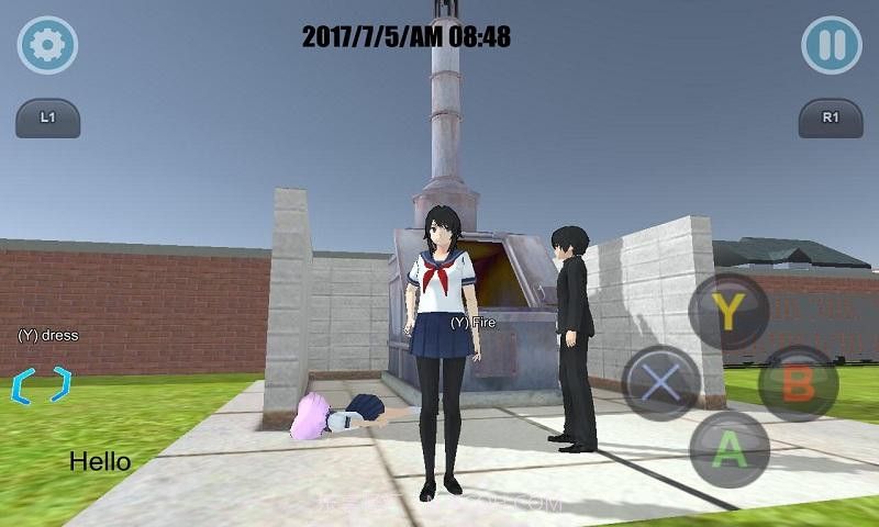 高校女生模拟器截图2