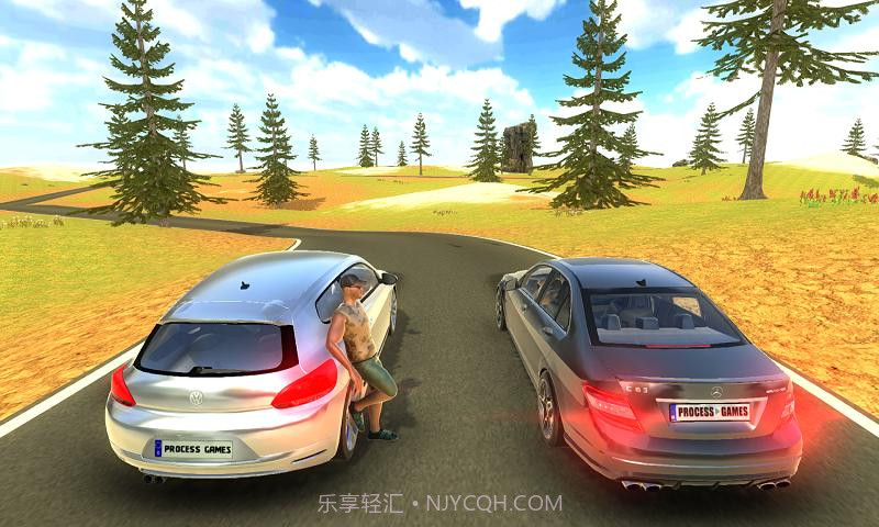 奔驰C63漂移模拟截图4