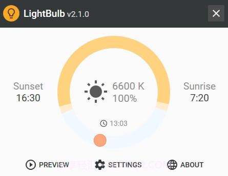 LightBulb屏幕色温自动调节截图1