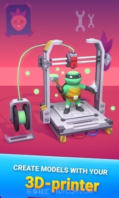 闲置的3D打印机无限钻石截图1