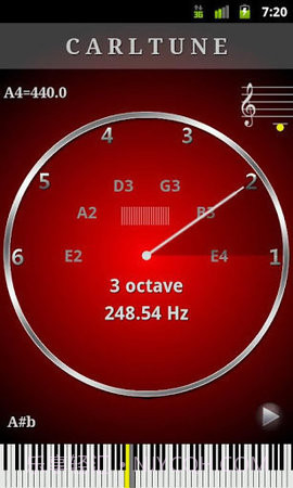 人声音域测试软件（CarlTune）截图1