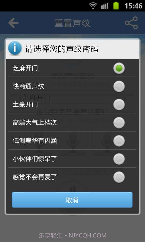 隐私声纹锁截图4