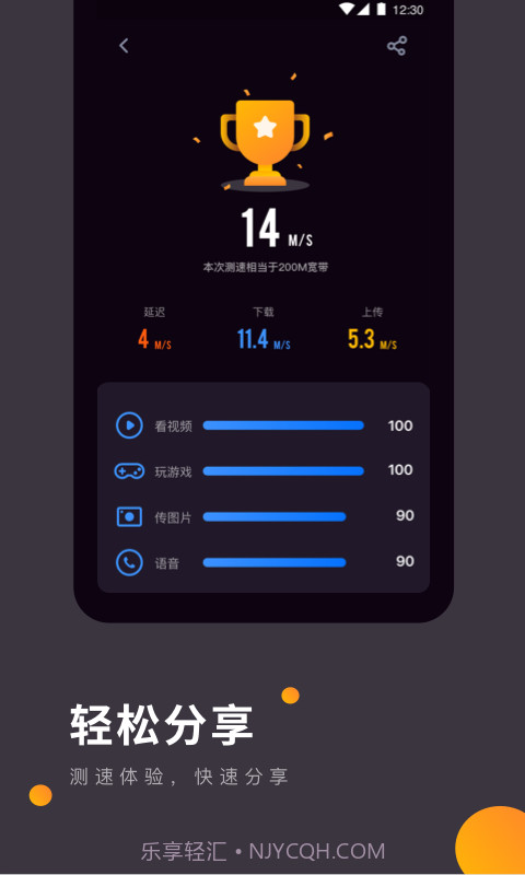 WiFi网速测试截图2