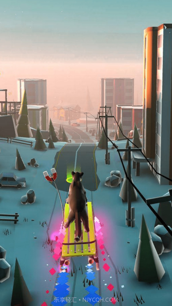 动物滑雪冒险中文版截图2