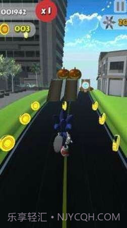 蓝刺猬快跑截图2