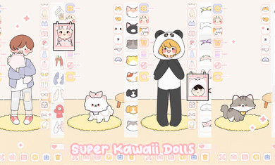 可爱娃娃游戏无限爱心版截图4