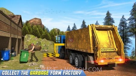 垃圾车驾驶游戏3D截图1