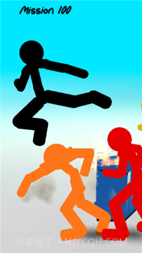 火柴人格斗街道截图3