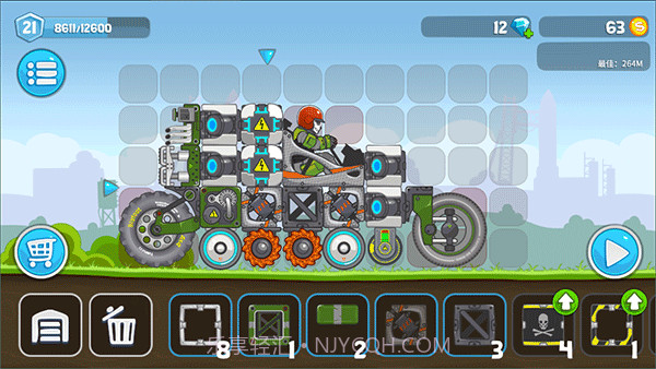 暴爽疯狂赛车无限金币无限钻石版截图3