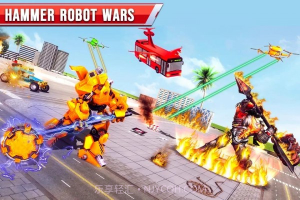 飞行巴士机器人车截图5 飞行巴士机器人车截图5