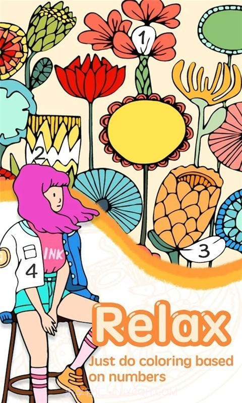 秘密花园暖暖涂色手机版截图3 秘密花园暖暖涂色手机版截图3