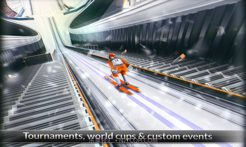 冬季运动跳台滑雪模拟APP截图5