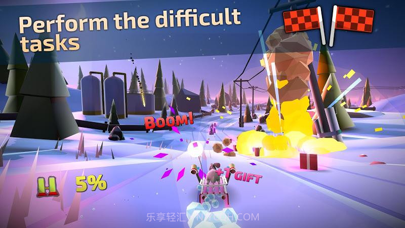 动物冒险：下坡冲刺中文版截图3