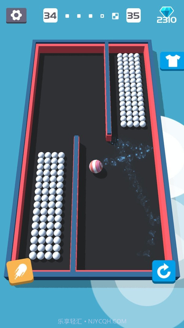 愤怒的小球推开球球截图3