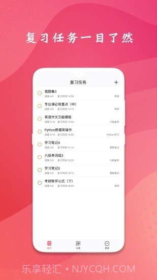 复习规划笔记截图2