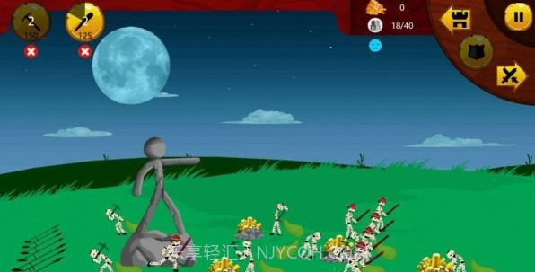 火柴人战争僵尸大战截图1