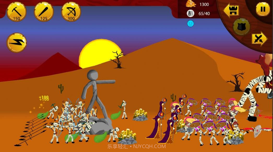 火柴人战争僵尸大战截图3