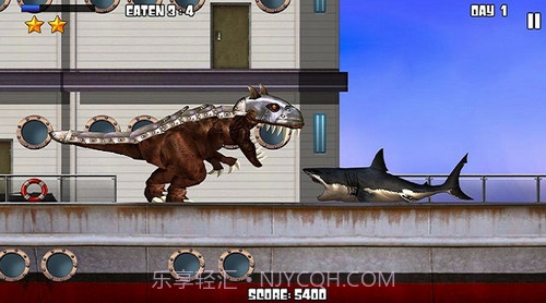 霸王龙vs食人鲨截图2 霸王龙vs食人鲨截图2