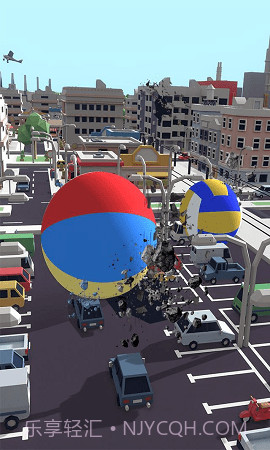 巨型篮球城市破坏截图3 巨型篮球城市破坏截图3