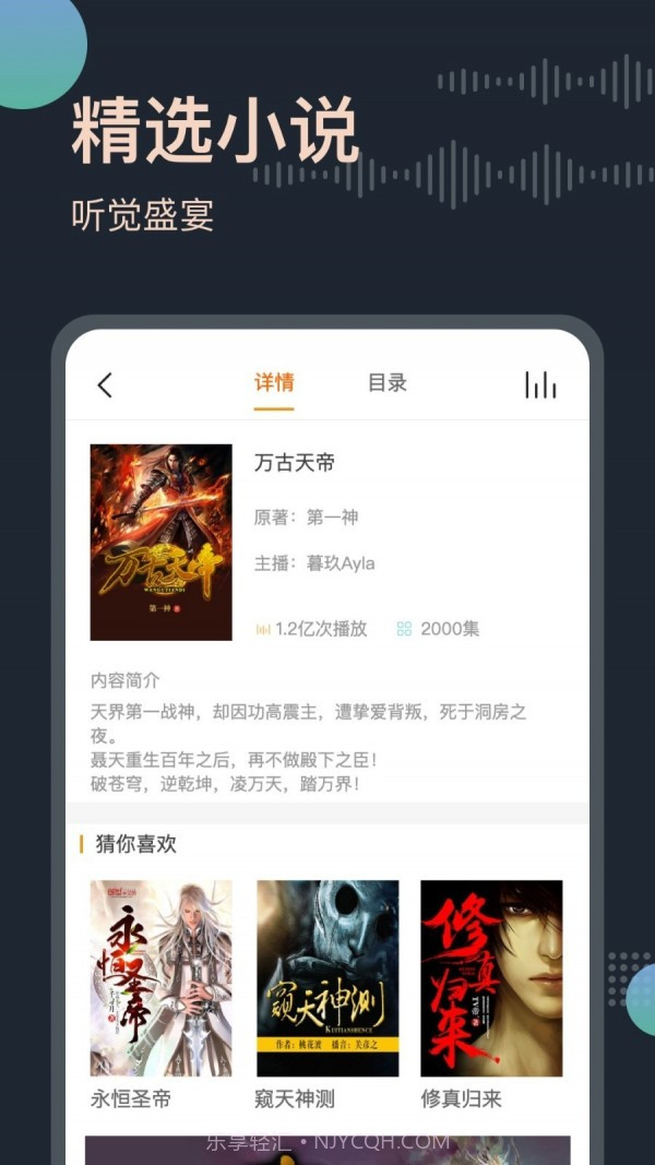 免费听书王截图2 免费听书王截图2